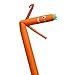 20ft 18'' Inflatable Tube Sky Puppet Tube Man Air Puppet Wind Flying Air Sky Tube Promotional Balloons Advertising Waver People Dancer NO Blower (Orange)