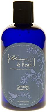 Blossom and Pearl 8 Ounce Lavender Oil Shower Gel