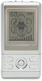 Tens Unit Electric Muscle Stimulator Machine for Pain Management - IQ Massager Mini 2 - Silver
