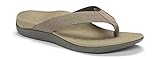 Vionic Unisex Wave Toe Post Sandal, 9 B(M) US Women / 8 D(M) US Men, (Khaki)