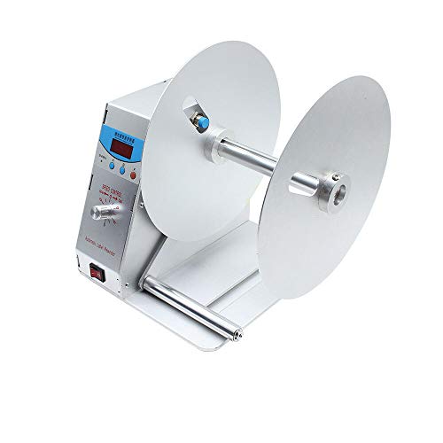 image for DONNGYZ AC 110V Label Rewinder Machine, Adjustable Speed Digital Autom