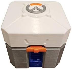 AestheticCosplay LOOT Box Multi Material 3.25" (Silver & Blue)
