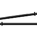 Leader Accessories Kayak Paddle Aluminum Shaft PP Blade Black 87 inches for Kayaking Boating