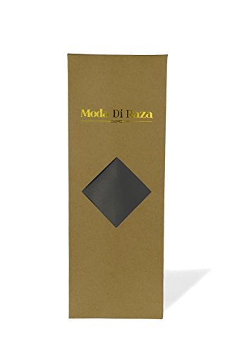 Moda Di Raza Men's Solid Color Necktie - 3.5 Inch Width, 57 Inch Length, Tan (Polyester) - View #3