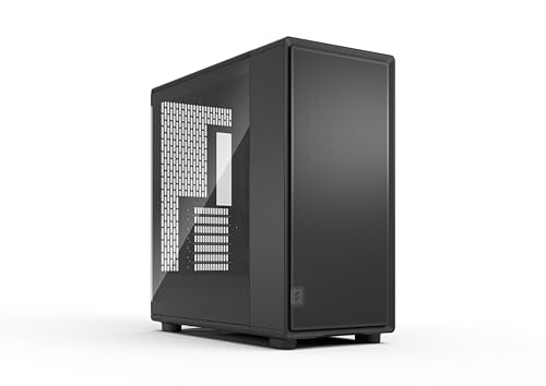 Fractal Design Epoch XL Black - Tempered Glass Light Tint - High Airflow PC Gaming Case - Mesh Front Panel - Three Momentum 14 Fans