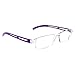 AQWANO Clear Frame Reading Glasses Blue Light Blocking Computer Rimless Readers Anti Glare Filter Lightweight for Women Men,1.5
