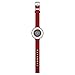 Pebble Time Round 14mm Smartwatch for Apple/Android Devices - Silver/Red (Renewed)