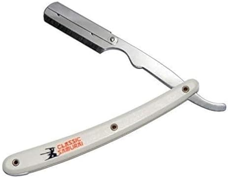 Saudi Razor Classic Samurai Stainless Steel Professional Barber Straight Edge Razor ...