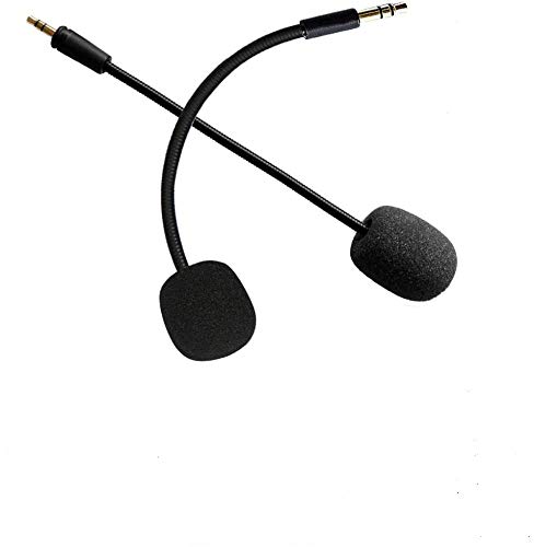 AKKE Mic Replacement 3.5mm Detachable Game Microphone Boom Compatible with PDP Afterglow AG6 Ear Force Xbox One Stealth 400 420x 450 500p 520 Recon 50x 50p 50 60p 150 Gaming Headset (2 PCS)