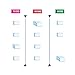 PATboard Scrum Kanban Board - Home Toolset Magnetic – Complete Toolkit with Kanban Cards and Scrum Cards for Home Office – Project Board