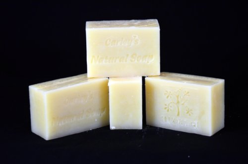 Natural Soap From Carley's Clear & Smooth 4 BIG Bars