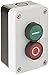 uxcell AC 600V Ui 10A Ith Momentary Red Green Sign NO NC Push Button Switch Station I/O