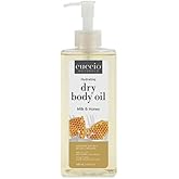 Cuccio Naturale Hydrating Dry Body Oil – Milk & Honey, Fast‑Absorbing Non‑Greasy Moisturizer for Comforted Soft Skin, 15.5 fl oz