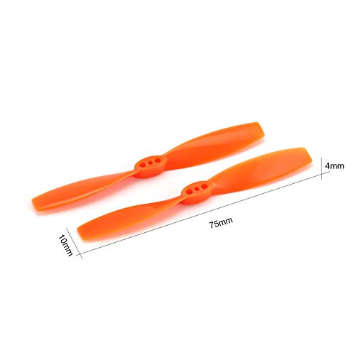 Liobaba 8 Pairs CW/CCW 3020 Propeller Props Blade RC Racing Drone Quadcopter Aircraft UAV Spare Parts Accessories Component Orange - Thumbnail 6