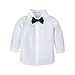 Big Elephant Baby Boys Tuxedo Suit Formal Party Set Wedding Outfit E16 (6-12 months), Black