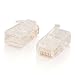 C2G Legrand RJ45 Modular Load Bar Connectors, RJ45 Cat5e Modular Plug to Use as Data Transfer Plug, Multipack Ethernet Cable Plug, 100 Per Pack, 1 Pack, C2G 27575