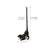 PlayDo Vintage Cast Iron Dog Toilet Paper Holder Stand Towel Holder Standing for Bathroom Kitchen (Dog)