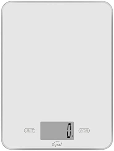 Yepal Touch Professional Digital Kitchen Scale Tempered Glass Scale