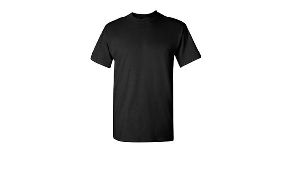 black cotton tee