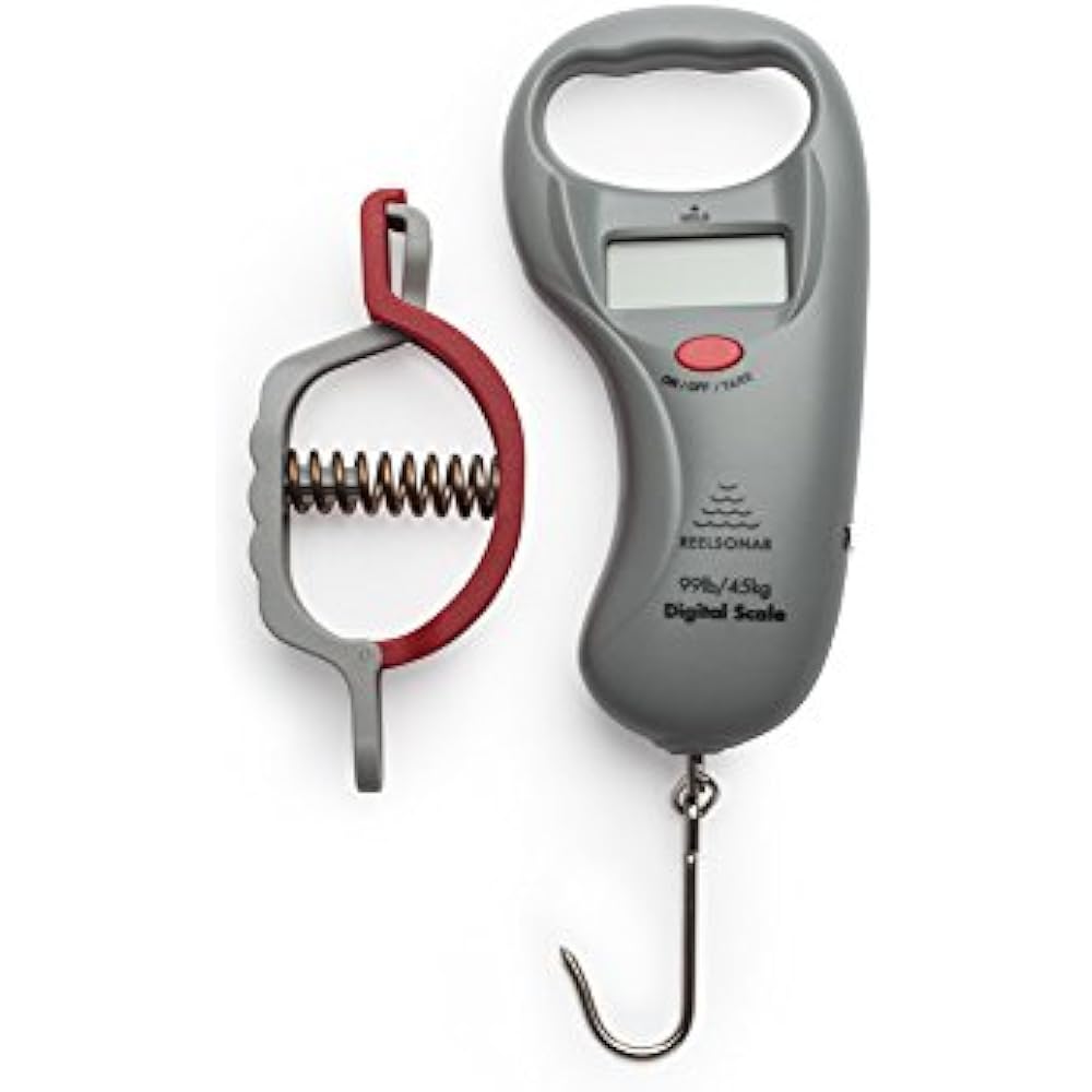 Digital Fish Scale Tape Measure 99lb/45kg Lip Gripper