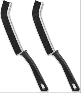 Grill Cleaning Brush, Set of 2, Stainless Steel and Plastic