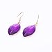 African Beads Jewelry Sets Women Bridal Crystal Statement Necklace Earring Jewelry Sets (Purple)