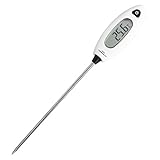 Meat Thermometer, Helect 4-7 Seconds Instant Read Digital Food & Cooking Thermometer for Kitchen, BBQ, Grill, Indoor Outdoor, 5.9 Inch Long Stainless Steel Probe and LCD Display - H1021