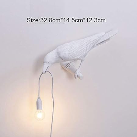 XFXDBT Moderne Nachttischlampe Bird Lampe LED Tischlampen Nordic Harz