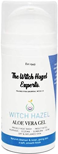 Veil Cover Cream Witch Hazel Aloe Vera Gel Dry Skin Sunburn Rash Cooling 100ml