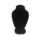 HuntGold Velvet&Plastic Black Bracelet Small Stand Display Pedestal Chain Jewelry Holder