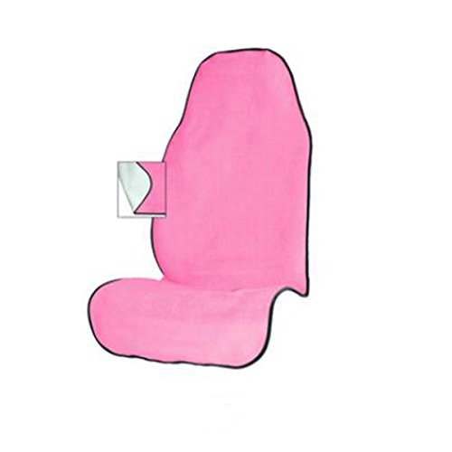 CHELIYA Towel Car Seat Cover, Universal Auto Seat Protector Yoga Sweat Towel Beach Mat Pink for Fitness,After Workouts,Non-Slip,All-Weather