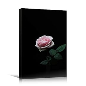 signwin Canvas Wall Art Pink Flower Portraiture Colorful...