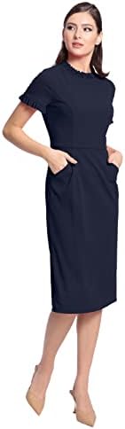 Karen Kane Women's Asymmetrical Cascade Wrap Dress, Black, X-Small at  Amazon Women's Clothing store