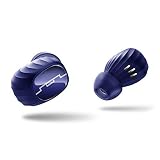 SOL REPUBLIC Amps Air Totally Wireless Bluetooth Earbuds - Premium Sound, Sweat & Rain Resistant, 2200mAh Portable Phone Charger, Music & Siri Control, Secure Fit for Workouts, SOL-EP1190BL Blue