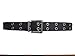 Wolverine Men's Leather Reversible Black/Brown Grommet Belt With Double Roller Buckle,38-40