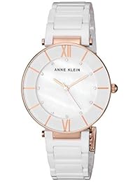 Anne Klein AK   3266 - Reloj de pulsera de cerámica con cristales Swarovski para mujer