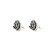 Humble Chic Women's Simulated Druzy Studs Delicate Sparkly Bezel Set Stud Earrings