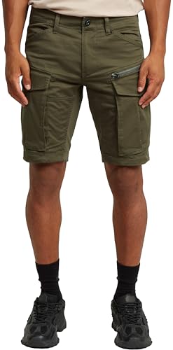 G-STAR RAW Rovic Zip Regular Shorts voor heren, Grijs (Gs Grey D26214-5126-1260), 29W