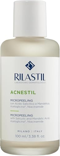 Acnestil Micropeeling, Intensives Gesichtspeeling mit Salicylsäure, Reinigungspeeling Gegen Hautunreinheiten, Für Unreine, Zu Akne Neigende Haut, 100 ml Packung