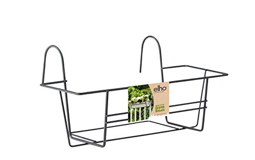 elho Green Basics Balkonkasten Rack Metall 50 - Zubehör für Balkon & Außen Zubehör - Ø 49.0 x H 19.5 cm - Schwarz/Anthrazit – Bild 5