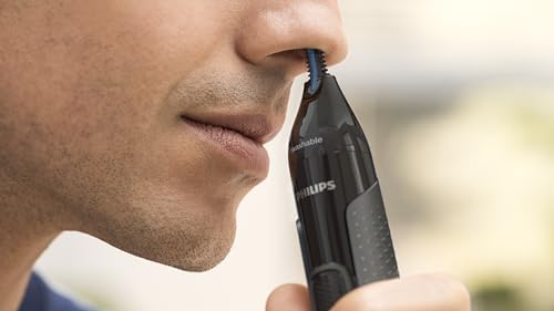 Philips Shaver Series 7000 Wet & Dry Electric Shaver & Nose Trimmer 3000 Bundle, SkinIQ Technology with Steel Precision Blades, Pop-up Trimmer, Travel Case, Cleaning Pod, Amazon Exclusive, ‎BD0101AZ