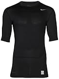 Nike Pro Combat Compression Shirt Black Short Sleeve Size XXL