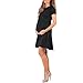 Mother Bee Women's Ponte Skater Maternity Dress Made In USA