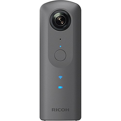 Ricoh Theta V 360-Degree Spherical 4K HD Digital Camera with Ricoh Selfie Stick, Tripod & Charger Advanced Kit
