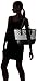 Reana Large Tote Tote Bag, black white/black, One Size