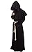Friar Medieval Hooded Monk Renaissance Priest Robe Costume Cosplay