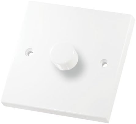 1 GANG 2 WAY 1000 WATT WHITE WALL LIGHT SWITCH DIMMER LG201-2/1000