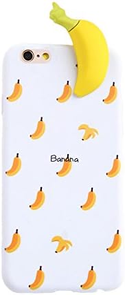 Fashion iPhone 8 Case / iPhone 7 Banana Case (4.7 Inch)- Unique Designed TPU Rubber 3D Banana Funny Cases Cover