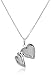 Children's Sterling Silver Hand-Engraved Heart Locket Necklace, 15