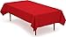 Utopia Kitchen Red Tablecloth 60 x 102 Inches Tablecloth - 100% Polyester Rectangular Table Cover